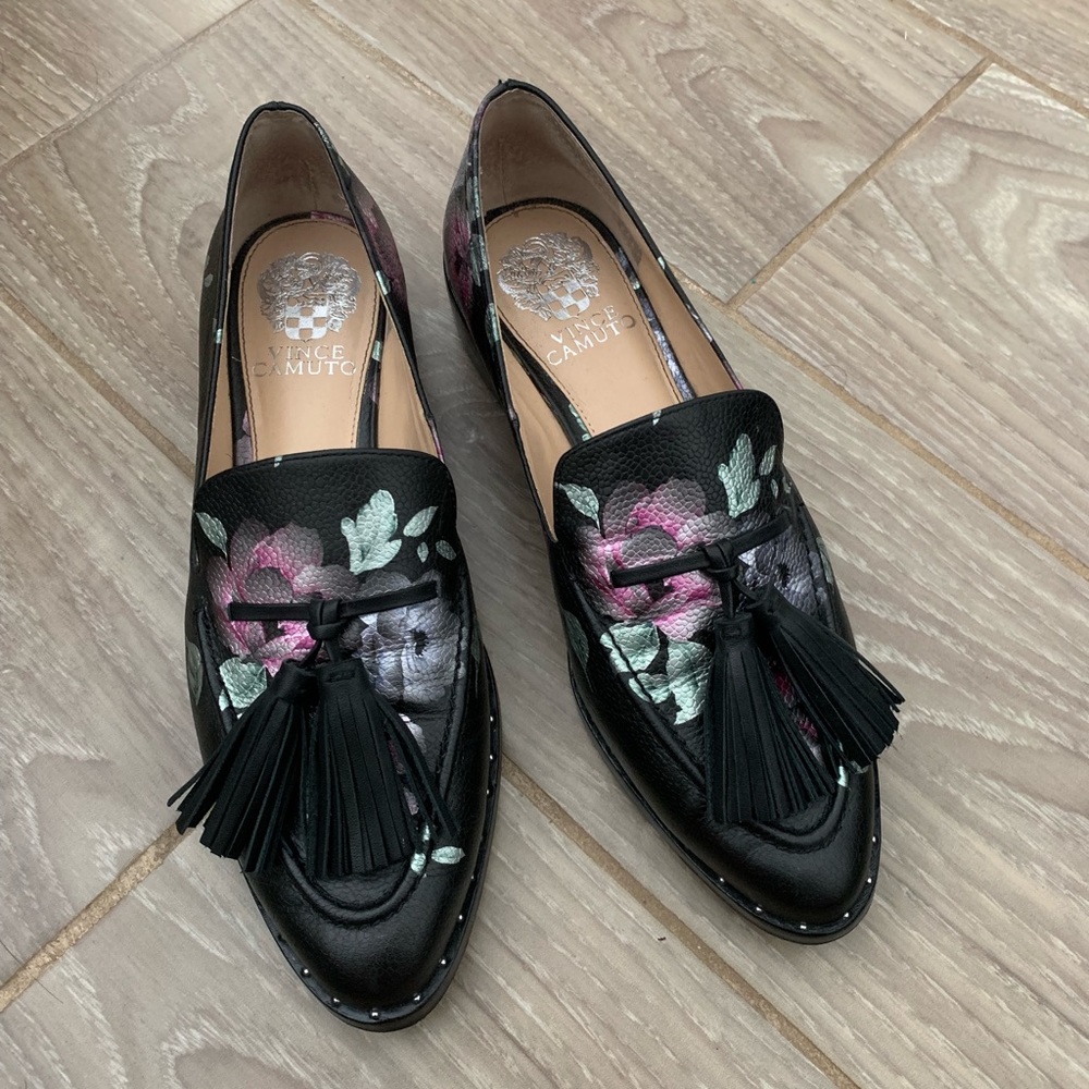 Vince Camuto painted loafers